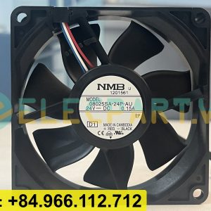 Quạt tản nhiệt NMB 08025SA-24P-AU, 24VDC, 80x80x25mm