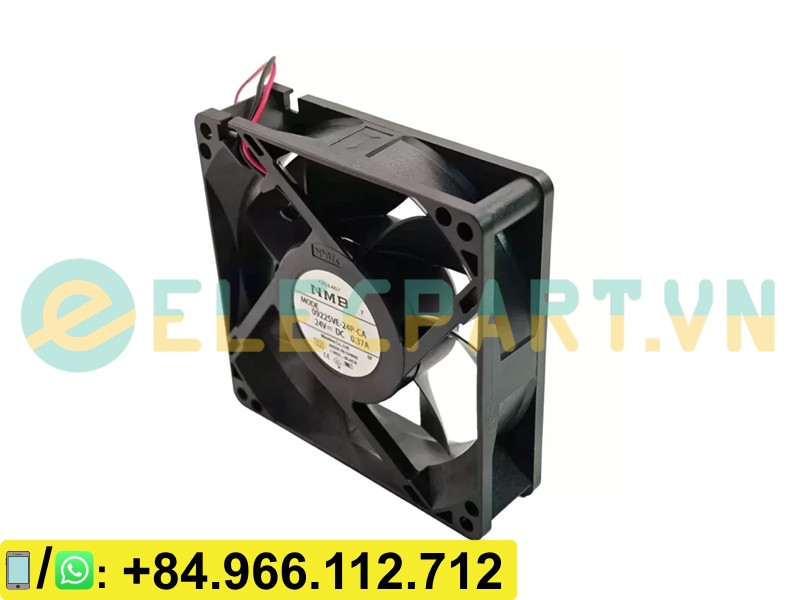 Quạt tản nhiệt NMB 09225VE-24P-CA, 24VDC, 92x92x25mm