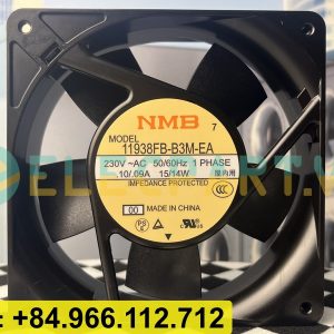 Quạt tản nhiệt NMB 11938FB-B3M-EA, 230VAC, 120x120x38mm