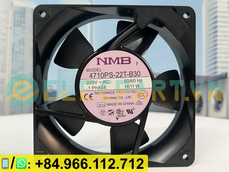 Quạt tản nhiệt NMB 4710PS-22T-B30, 220V, 120x120x25mm