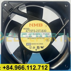 Quạt tản nhiệt NMB 4715FS-23T-B30, 230VAC, 120x120x38mm