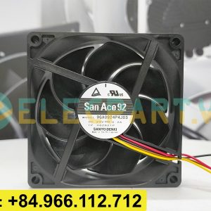 Quạt tản nhiệt SANYO DENKI 9GA0924P4J03, 24VDC, 92x92x25mm