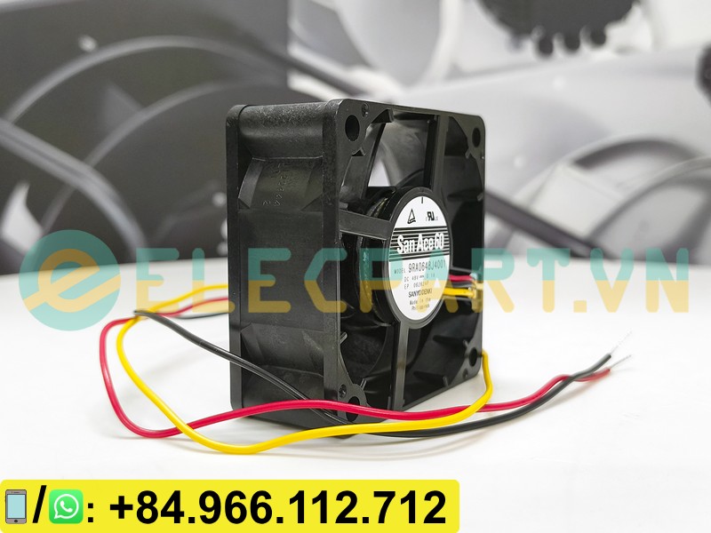 Quạt tản nhiệt SANYO DENKI 9RA0648J4001, 48VDC, 60x60x25mm