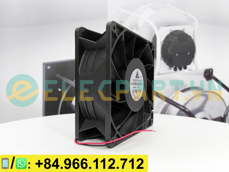 Quạt tản nhiệt DELTA FFB1424VHG 24VDC 140x140x51mm