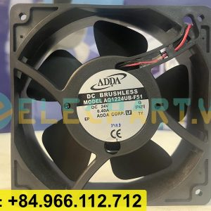 Quạt tản nhiệt ADDA AQ1224UB-F51, 24VDC, 120x120x38mm