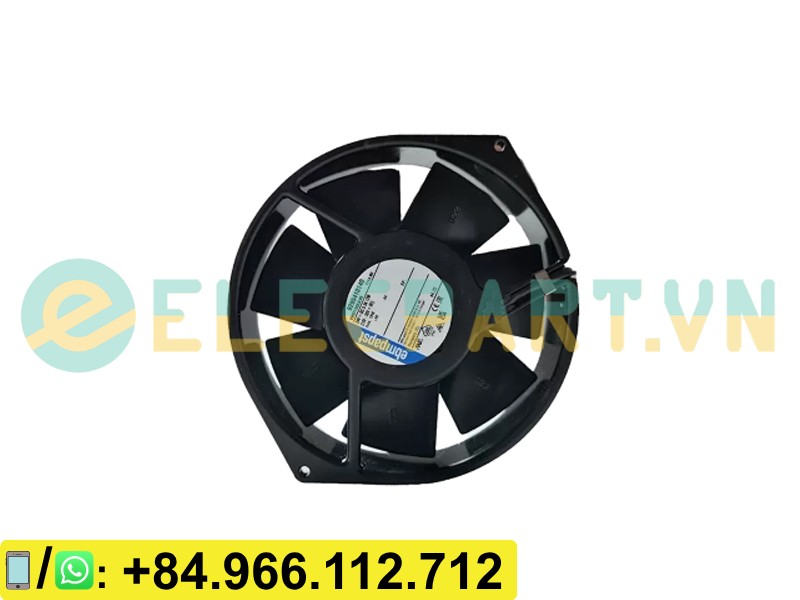 Quạt tản nhiệt EBMPAPST 7114NU, 24VDC, 172x150x38mm