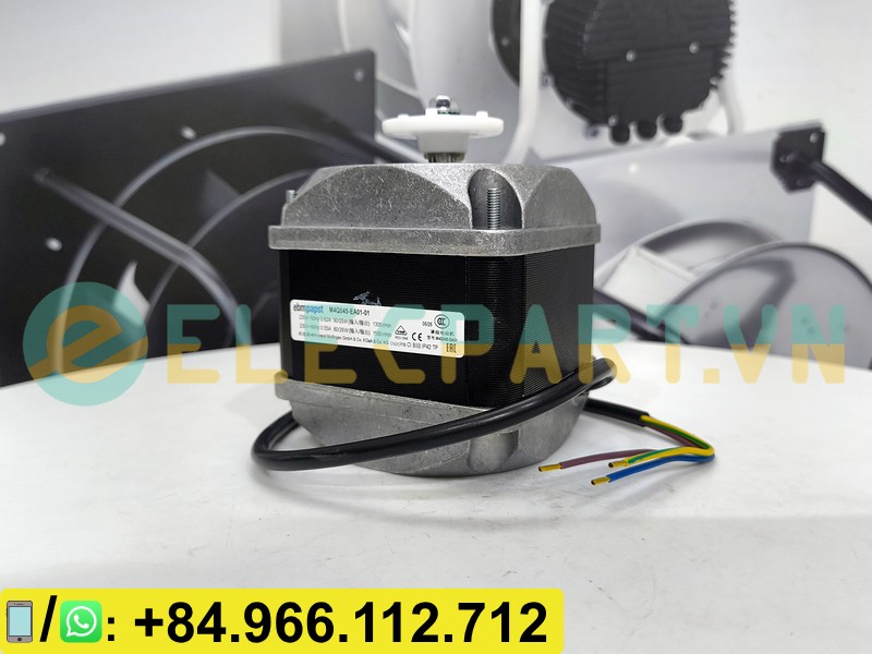 Motor quạt EBMPAPST M4Q045-EA01-01 dùng cho tủ đông, 230VAC