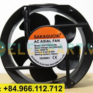 Quạt tản nhiệt SAKAGUCHI GH17250HA2SL, 220VAC, 172x150x51mm