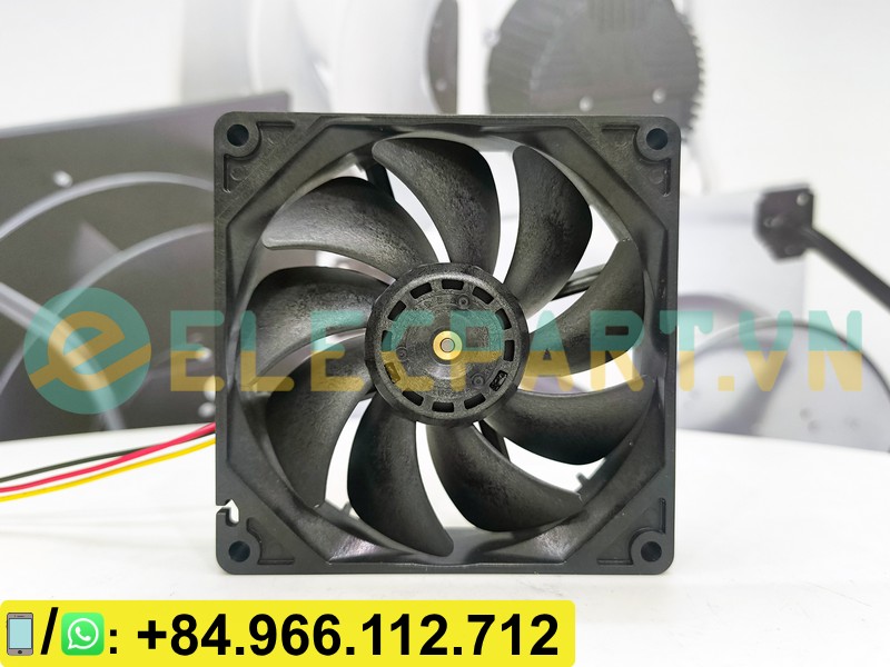 Quạt tản nhiệt SANYO DENKI 9S0924L401, 24VDC, 92x92x25mm